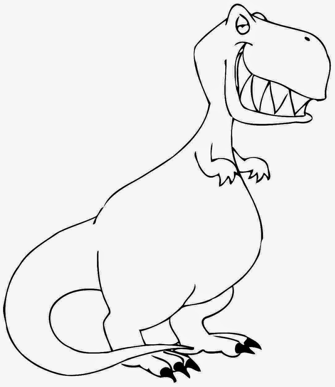 Dinosaur Coloring Page 1