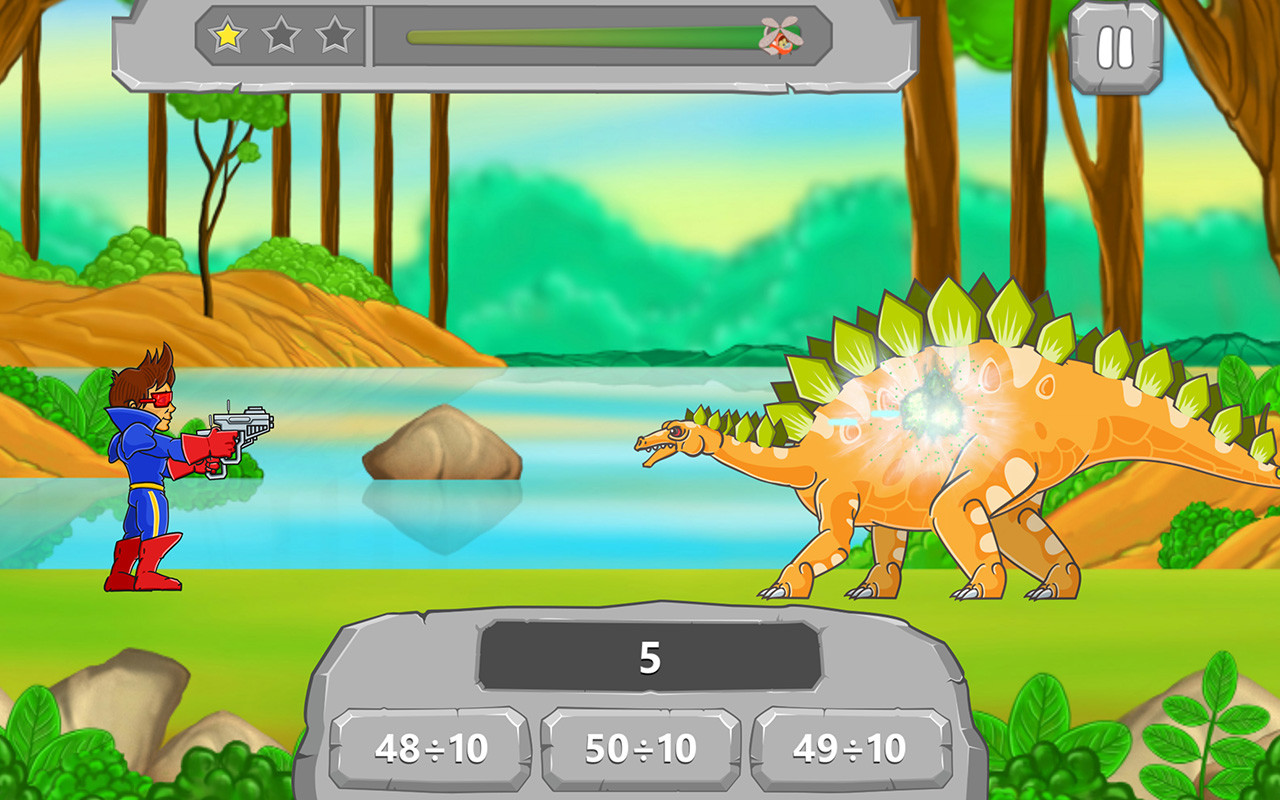 Math vs Dinosaurs Kids Games