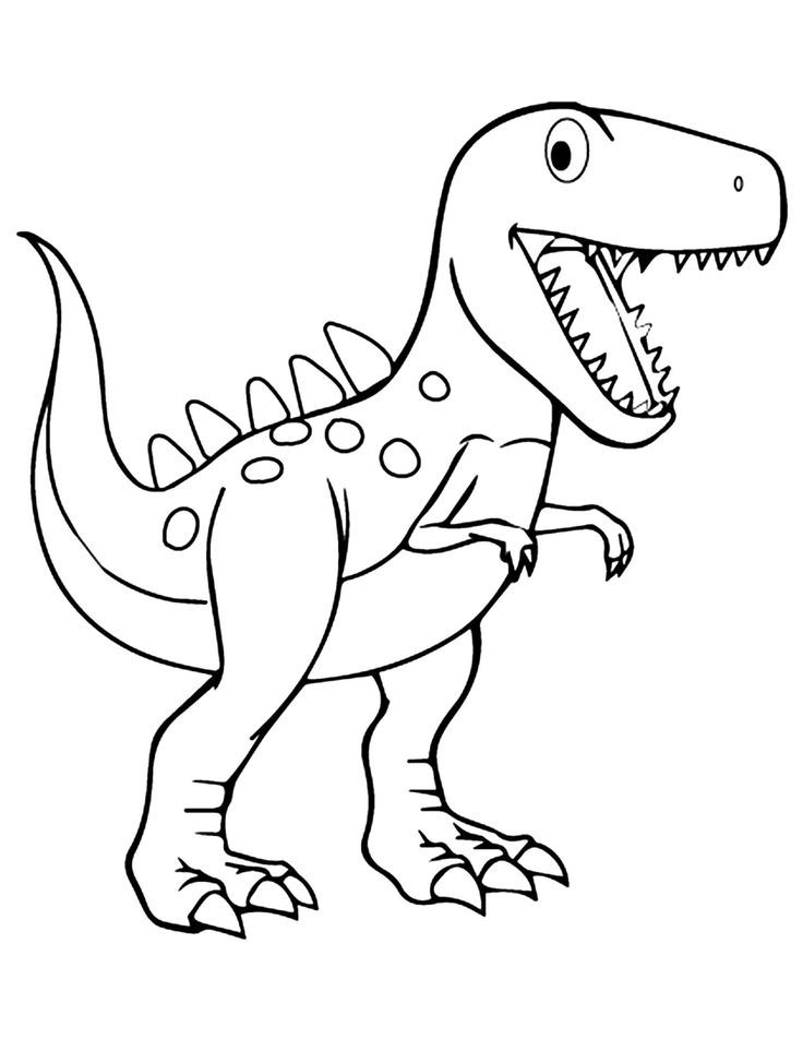 Dinosaur Coloring Page